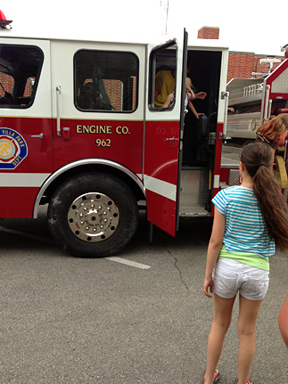 Fire Truck Attending the Event